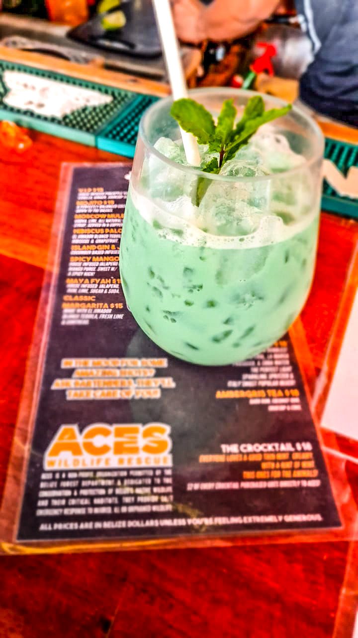 The Croctail, served on the ACES cocktail menu